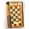 Image 1 : WOOD GAMES, FOOTBALL, CHESS & CRIB