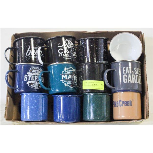 12 CAMPING MUGS