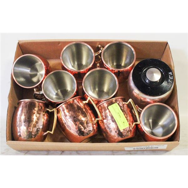 BRASS MUGS