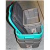 Image 1 : RUBBERMAID STORAGE TOTES ASSORTED LOT OF 5PCS