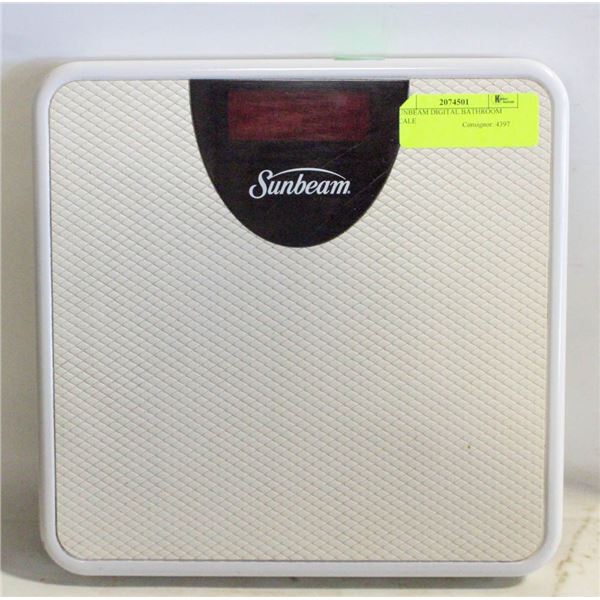 SUNBEAM DIGITAL BATHROOM SCALE