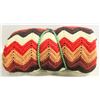 Image 1 : HOME-MADE CROCHET AFGHAN 60"X70" RUST,
