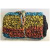 Image 1 : HOME-MADE CROCHET AFGHAN 38"X46" AQUA,