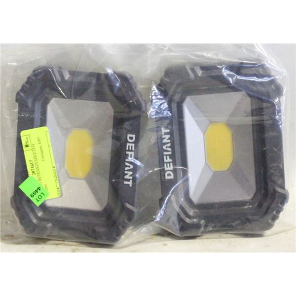 DEFIANT RECHARGEABLE LED LAMPS