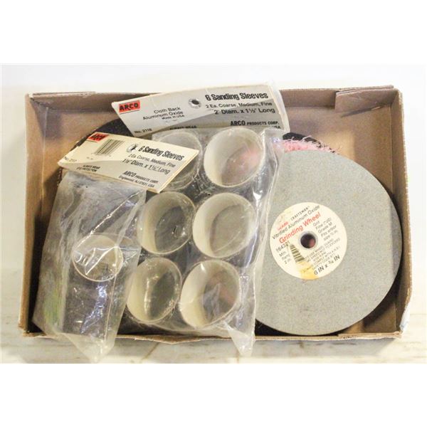 DISC SANDER/GRINDER ATTACHMENTS ASSORTED