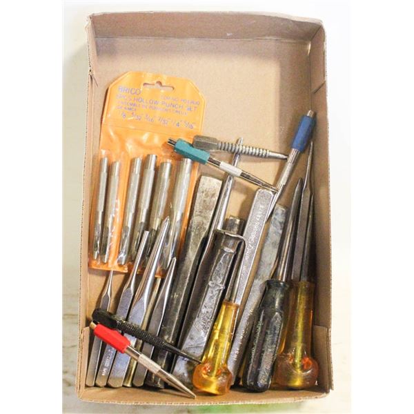 PUNCH & TAP TOOLS- ASSORTED
