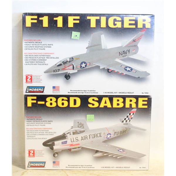 2 NEW OLD STOCK FIGHTER PLANE MODELS