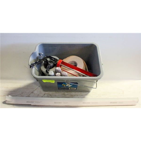 DRYWALL SUPPLIES ASSORTED LOT