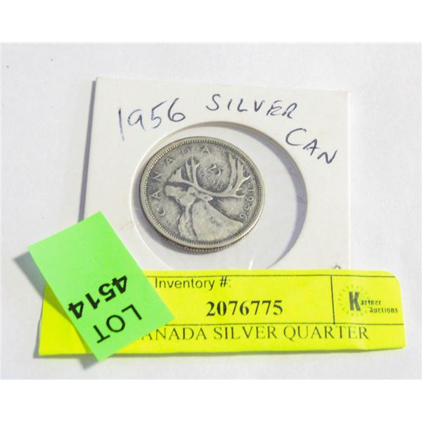 1956 CANADA SILVER QUARTER