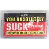 Image 1 : 25 YOU SUCK AT PARKING CARDS