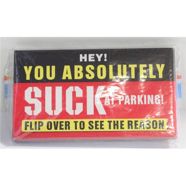 25 YOU SUCK AT PARKING CARDS