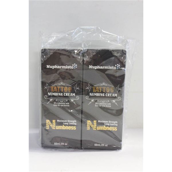 2 NUPHARMISTO TATTOO NUMBING CREAM