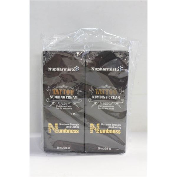 2 NUPHARMISTO TATTOO NUMBING CREAM
