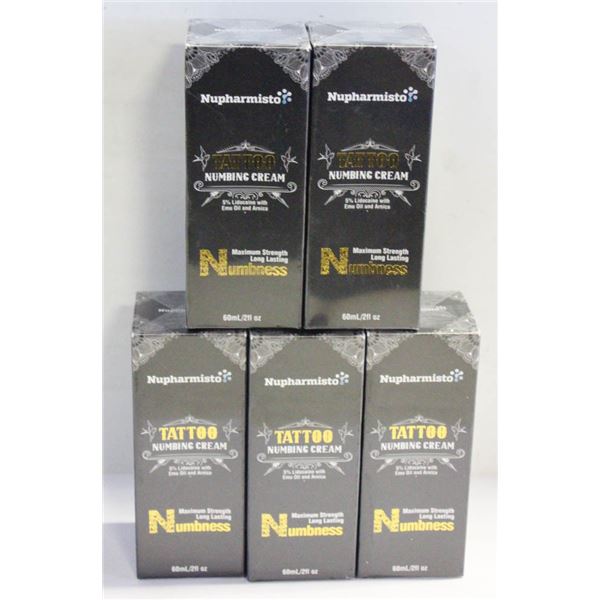 5 NUPHARMISTO TATTOO NUMBING CREAM