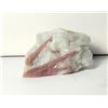 Image 1 : 6)  NATURAL WHITE QUARTZ WITH ROSE QUARTZ
