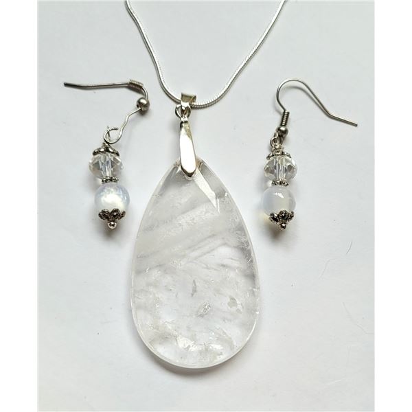 20)  NATURAL PEAR SHAPED ROCK CRYSTAL