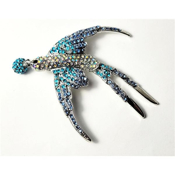 12)  SIVER TONE WITHSHADES OF BLUE &