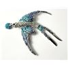Image 1 : 12)  SIVER TONE WITHSHADES OF BLUE &