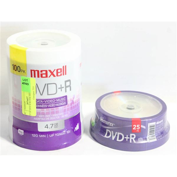 LOT OF DVD+R BLANK DISKS