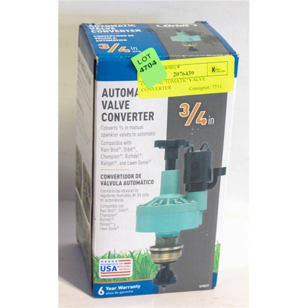 ORBIT AUTOMATIC VALVE CONVERTER