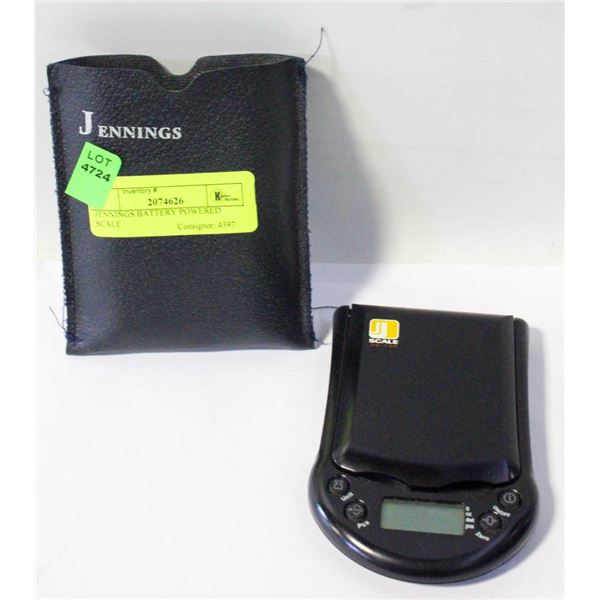 JENNINGS BATTERY POWERED SCALE