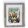 Image 1 : 12.5"X15.5" WOLVERINE COMIC BOOK FRAMED