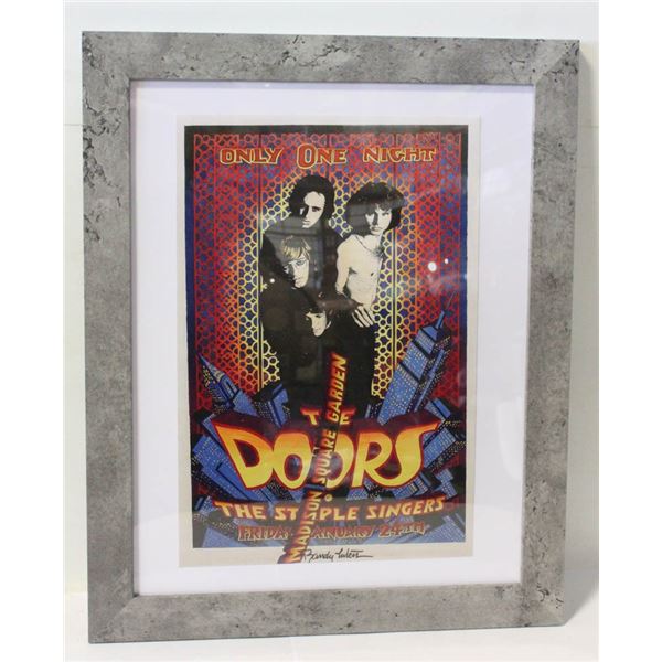 12.5"X15.5" THE DOORS MSG CONCERT POSTER