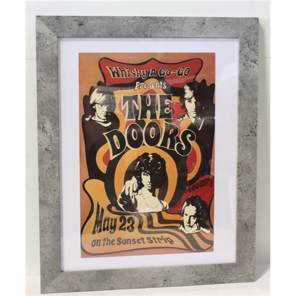 12.5"X15.5" THE DOORS WHISKY A GO-GO