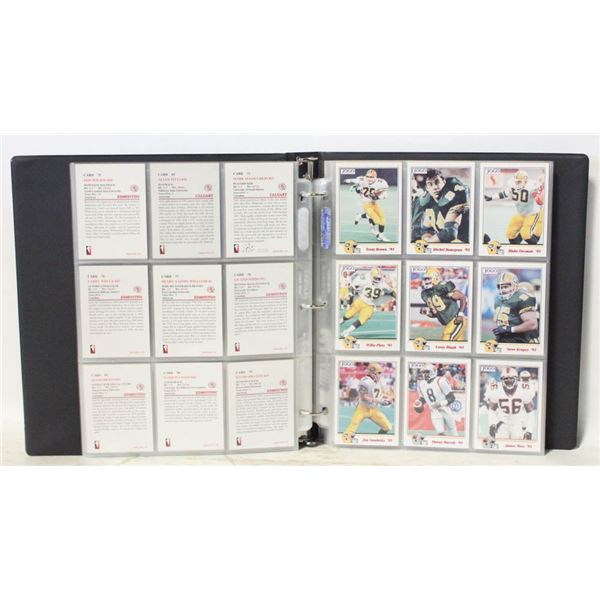 JOGO 1993 CFL COMPLETE SET OF FOOTBALL