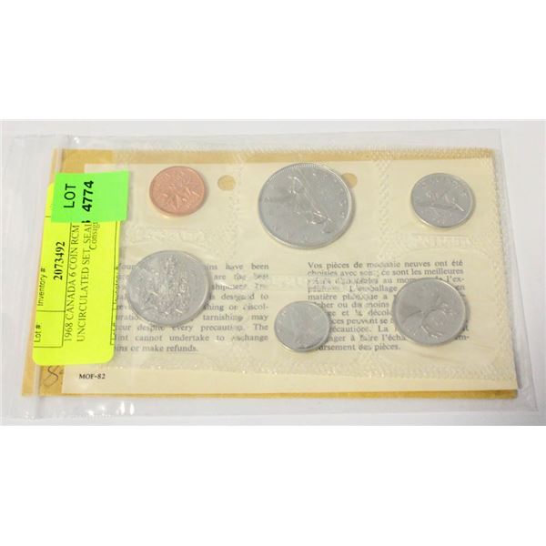 1968 CANADA 6 COIN RCM UNCIRCULATED SET, SEALED