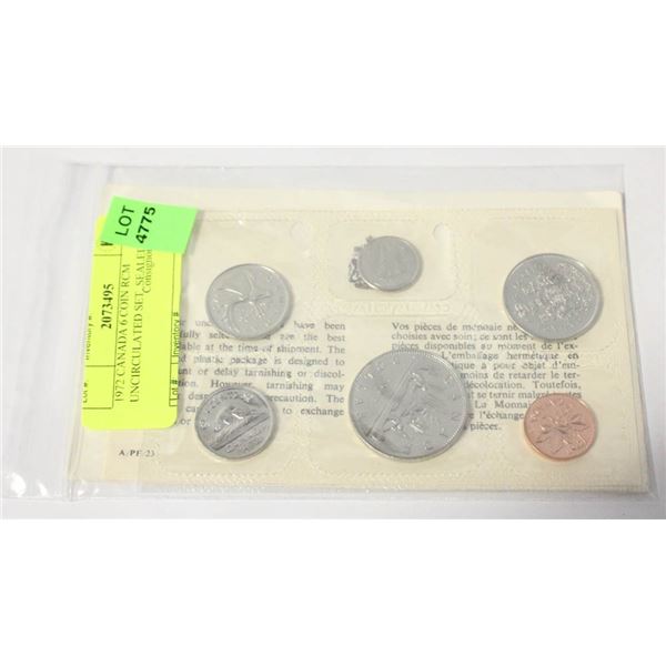 1972 CANADA 6 COIN RCM UNCIRCULATED SET, SEALED
