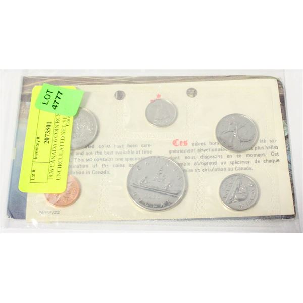 1976 CANADA 6 COIN RCM UNCIRCULATED SET, SEALED