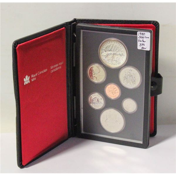 1980 CANADA SILVER DOUBLE DOLLAR RCM COIN SET