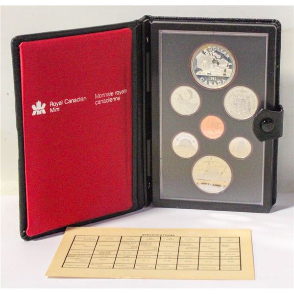 1981 CANADA SILVER DOUBLE DOLLAR RCM COIN SET