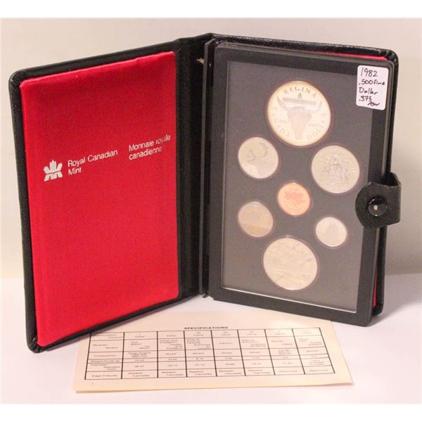 1982 CANADA SILVER DOUBLE DOLLAR RCM COIN SET