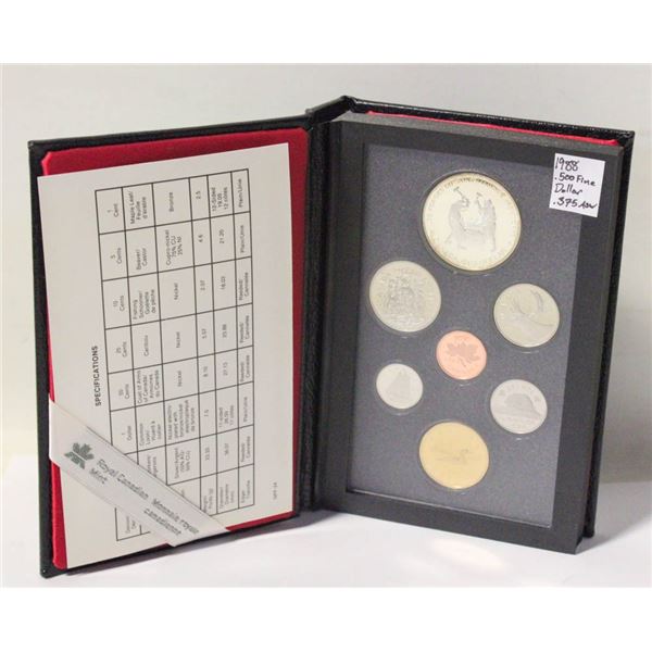 1988 CANADA SILVER DOUBLE DOLLAR RCM COIN SET