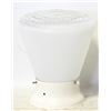 Image 1 : LIGHT FIXTURE- HARD WIRED- FROSTED GLASS