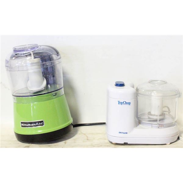 2 CHOPPERS - KITCHEN AID & TOP CHOP