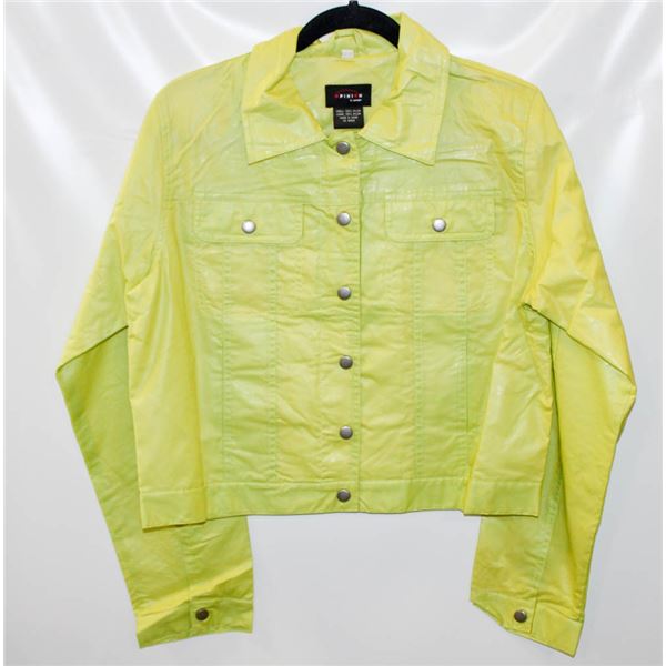 NEW GREEN RAIN COAT S/36