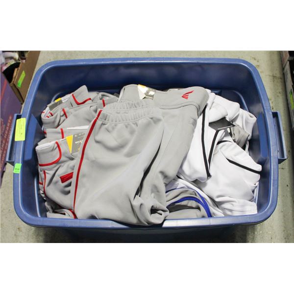 30 PAIRS EASTON AND ALISON BASEBALL PANTS