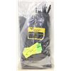 Image 1 : 700 BLACK 6" UV PROTECTIVE CABLE TIES