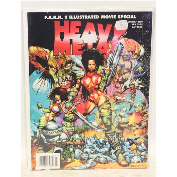 VINTAGE SUMMER 1999 HEAVY METAL MAGAZINE