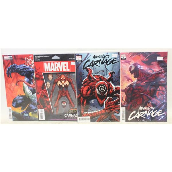 ABSOLUTE CARNAGE #1 & VENOM #200 VARIANTS