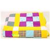 Image 1 : 75"X64" PATCHWORK QUILT