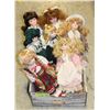 Image 1 : ESTATE COLLECTION OF PORCELAIN DOLLS ALL DIFFERENT