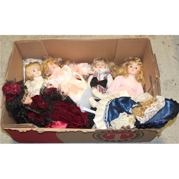 PORCELAIN DOLL COLLECTION (ALL DIFFERENT,