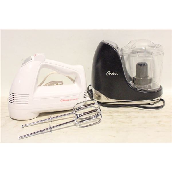 SUNBEAM MIXER & OSTER CHOPPER