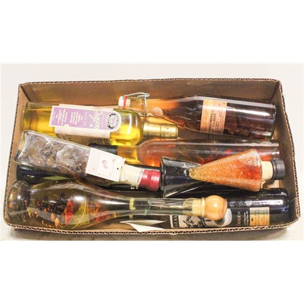 7 UNIQUE BOTTLES SEALED OIL