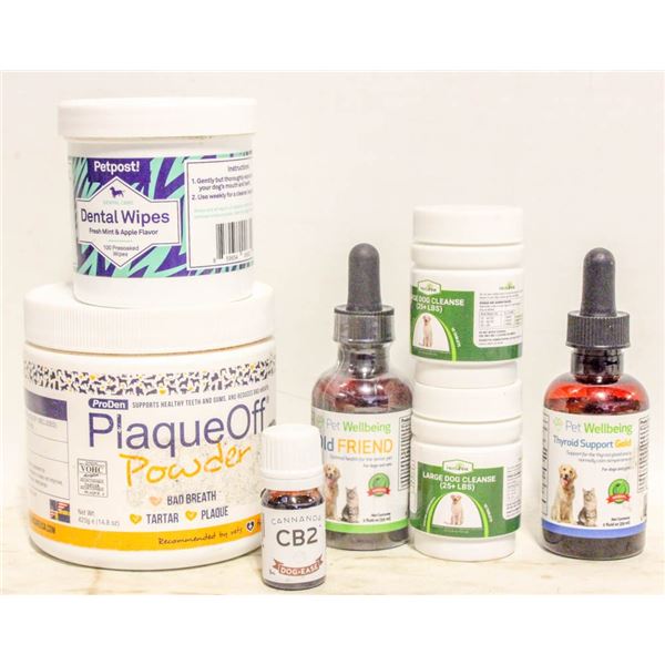 7 PCS ITEMS ASSORTED FOR ALL DOGS IN BOX