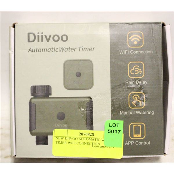 NEW DIIVOO AUTOMATIC WATER TIMER WIFI CONNECTION